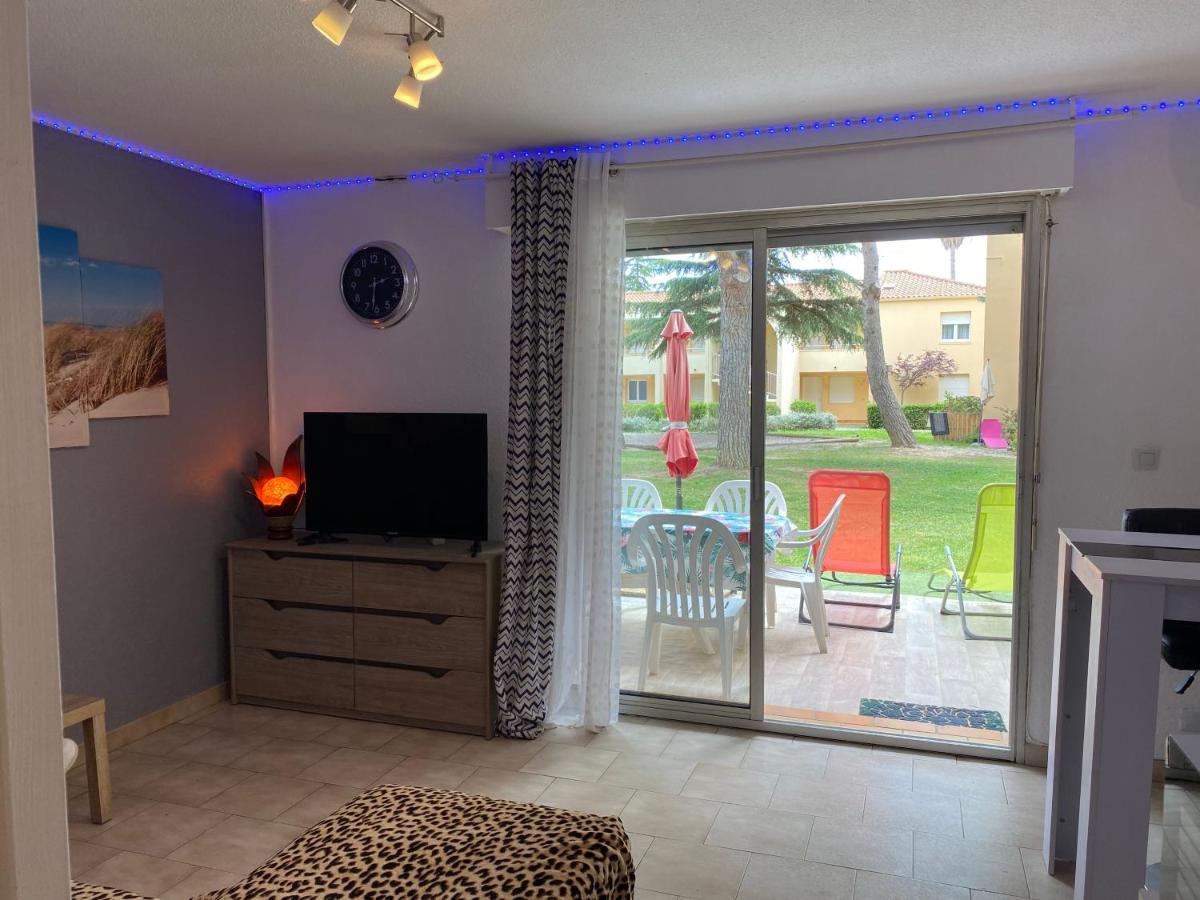 T2 Rdc A Canet En Roussillon Europa 4 Pers ,Piscine,Clim, Tennis, Parking Exterior foto
