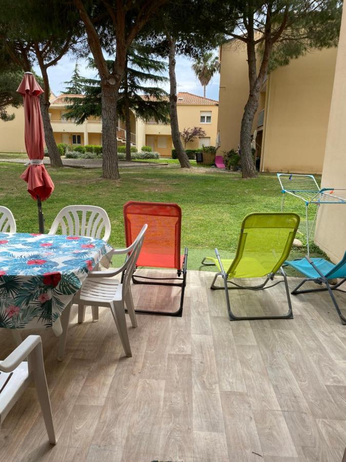 T2 Rdc A Canet En Roussillon Europa 4 Pers ,Piscine,Clim, Tennis, Parking Exterior foto