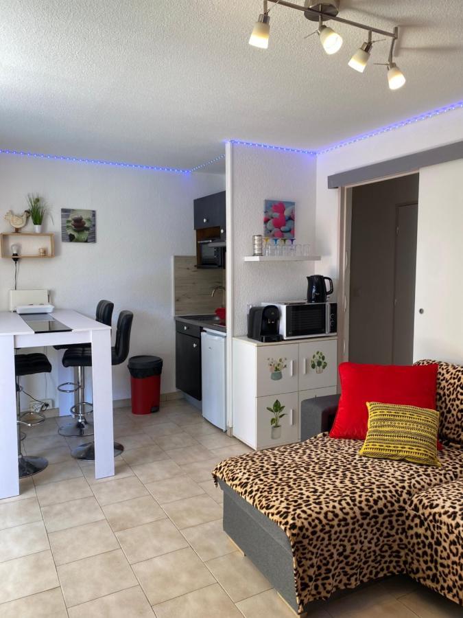 T2 Rdc A Canet En Roussillon Europa 4 Pers ,Piscine,Clim, Tennis, Parking Exterior foto