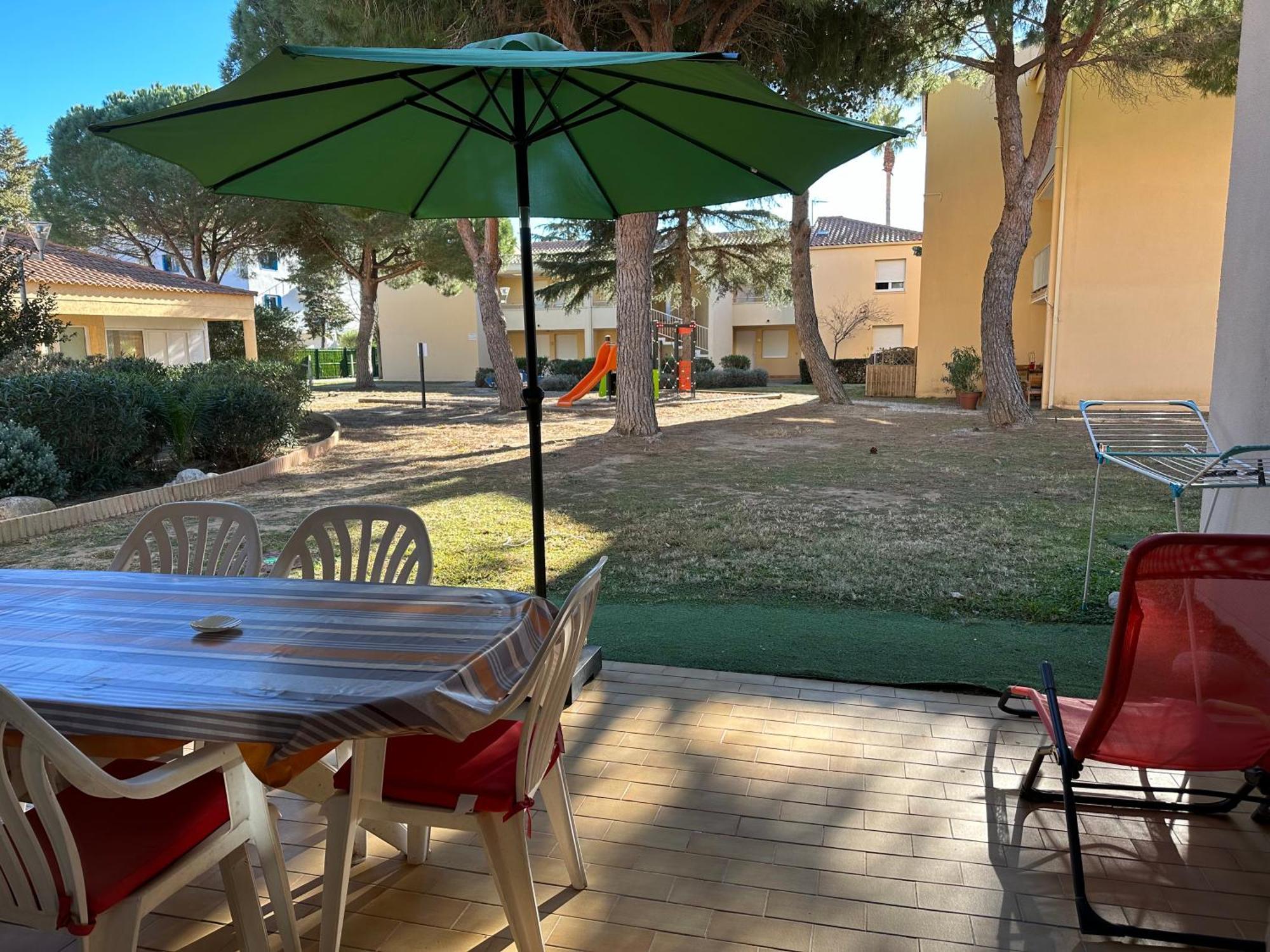 T2 Rdc A Canet En Roussillon Europa 4 Pers ,Piscine,Clim, Tennis, Parking Exterior foto